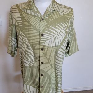 Tommy Bahama Silk Hawaiian Shirt Medium